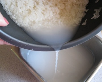 Công dụng của nước vo gạo và cám gạo
